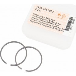 Кільця поршневі 38х1,2мм MS-180/181, оригінал (11300343002) Штиль