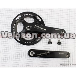 Шатуны "квадрат" 170мм, 36T FAT BIKE, алюминиевые, черные ZEPHYR-236A PROWHEEL