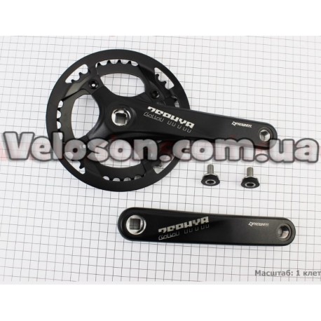 Шатуны "квадрат" 170мм, 36T FAT BIKE, алюминиевые, черные ZEPHYR-236A PROWHEEL