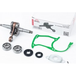 Коленвал 4500/5200, шатун жёлтый + подшипники 6202-2шт + сальники (15x35x4,5 + 15x28x4,5) + прокладка  VITALS