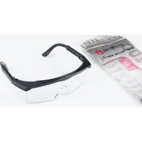 Очки защитные, материал линзы-поликарбонат PC, прозрачные (SP-0080) INTERTOOL