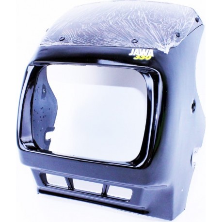 Обтічник під квадратну фару, чорний Китай