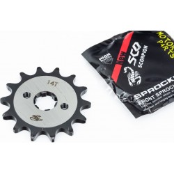 Зірка передня CG/CB-520H-14T (шліц 5мм) "гартована" Loncin LX250GY-3/Scrambler 250 Scorpion