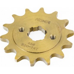 Зірка передня CG/CB-520H-14T (шліц 4мм) GOLD Loncin LX200GY-3 HDMP