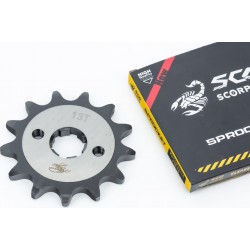 Звезда передняя CG/CB-520H-13T (шлиц 4мм) "калёная" Loncin LX200GY-3 Scorpion