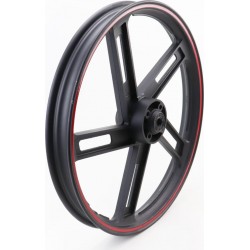 Диск колісний передній литий 18x1,6 "промені", чорний (вісь 12мм) тип 2 Китай