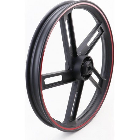 Диск колёсный передний литой 1,6-18 "лучи", чёрный (ось 12мм) тип 2 Китай