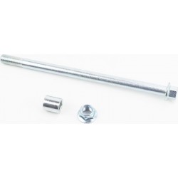 Ось колеса переднего (под алюм. диск), d-12мм/ L-210мм+втулка+гайка Китай