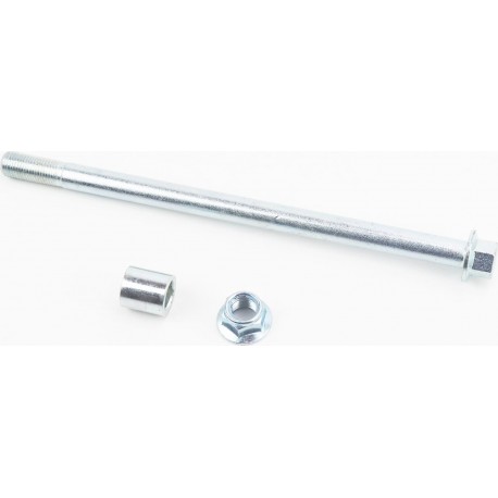 Ось колеса переднего (под алюм. диск), d-12мм/ L-210мм+втулка+гайка Китай