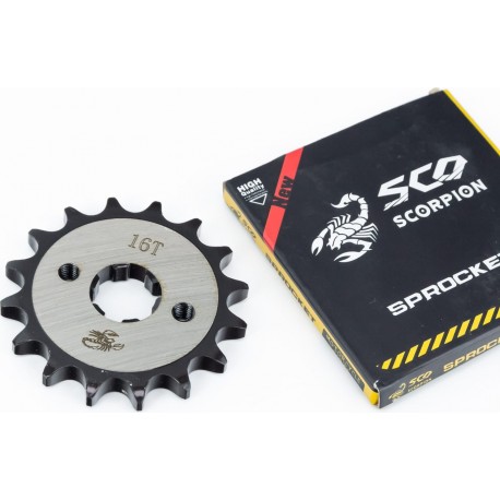 Зірка передня CG/CB-428H-16T (під шліц 5мм) "гартована" Loncin JL200-68A/LIFAN Scorpion