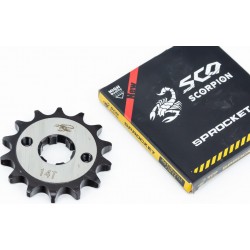 Зірка передня CG/CB-428H-14T (під шліц 5мм) "гартована" Loncin JL200-68A/LIFAN Scorpion