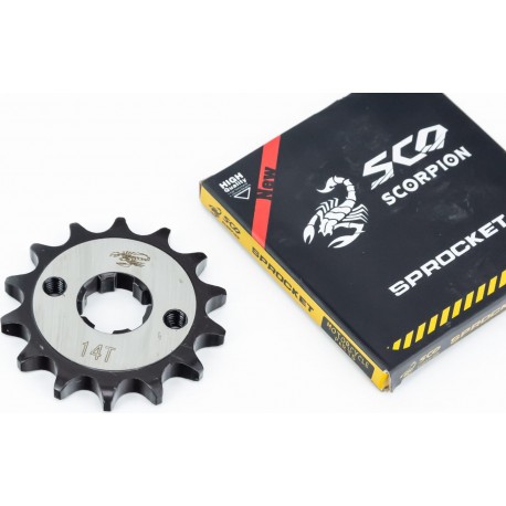 Зірка передня CG/CB-428H-14T (під шліц 5мм) "гартована" Loncin JL200-68A/LIFAN Scorpion