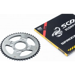 Зірка задня WY125-428-50Т-d-58/ 4отв.*90мм "гартована" (ZS125J спиці) Scorpion