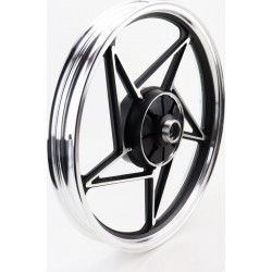 Диск колёсный задний литой 18x1,85 "под резинки" Viper-125J, чёрный (ось 15мм) Китай