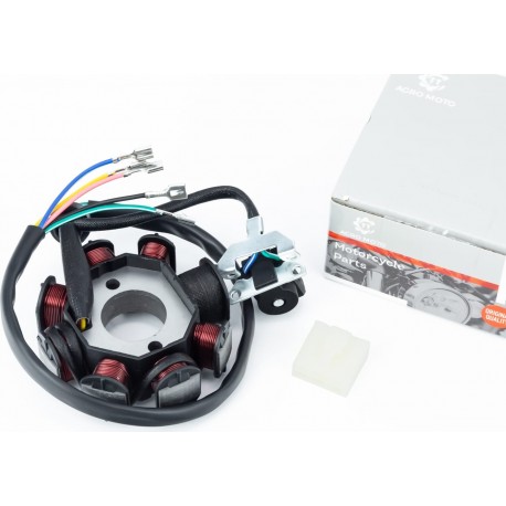 Статор магнето (генератора) (8 катушек "5 проводов") TATA