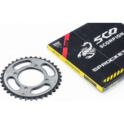 Звезда задняя RS125-428-36T-d-64/ 4отв.*80мм "калёная" (V200N) Scorpion