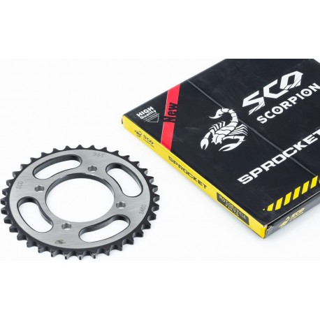 Звезда задняя RS125-428-36T-d-64/ 4отв.*80мм "калёная" (V200N) Scorpion