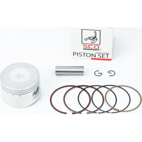 Поршень к-кт 125cc 54мм STD (палець 13мм, висота поршня 37мм) Scorpion