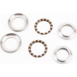 Подшипники руля к-кт (твёрдо-пластиковая обойма) Китай