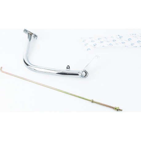 Педаль заднего тормоза с тягой ("ухо" 60мм) TATA