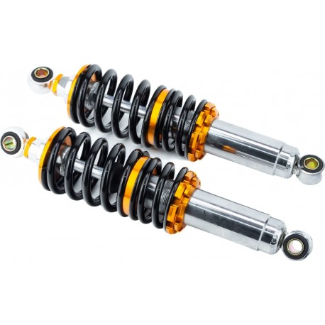 Амортизатор задний JH/CB/CG-305мм*d67мм (втулка 12мм/втулка 12мм), чёрный к-кт 2шт Китай