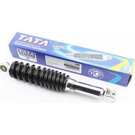 Амортизатор задний GY6/Honda-325мм*D-55мм (втулка 10мм / вилка 8мм) регулир., чёрный TATA