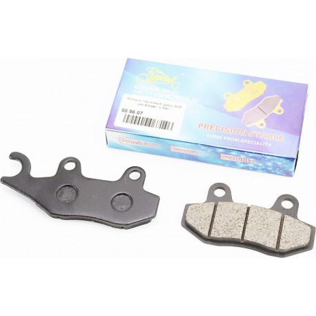 Тормозные колодки (дисковые) левое ухо, Viper-RACE/STORM/CG/СВ/HONDA-LS125/NSR 50/MBX 50/LIFAN к-кт 2шт LIPAI
