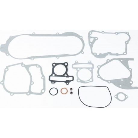 Прокладки двигуна 125cc-52,4мм, к-кт 12 деталей, короткий варіатор (метал) Китай