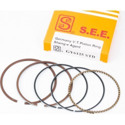 Кільця поршневі 125cc 52,4мм STD, жовта коробка SEE