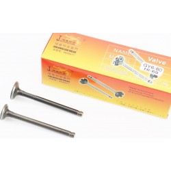 Клапана впускний (H-69,1/ D-18,5), випускний-немагнітний (H-69,1/ D-16) к-кт 2шт JINLONGLIAN