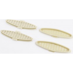 Honda GIORNO AF-24 Пластик-накладка пластика напольного в задней части к-кт 4шт Китай