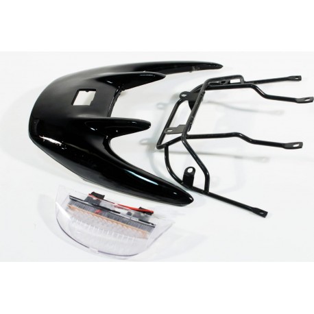 Honda DIO AF-35 Пластик-"спойлер"+крепление+фонарь "спойлера" к-кт, чёрный Китай