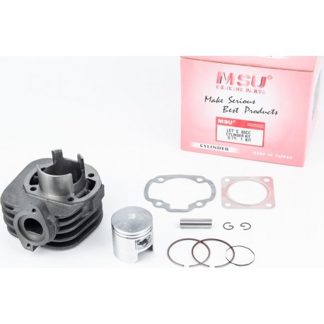 Цилиндр к-кт (цпг) Suzuki LET'S 65cc-44мм (палец 10мм) MSU