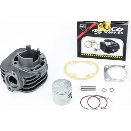 Цилиндр к-кт (цпг) Suzuki LET'S 65cc-44мм (палец 10мм) Scorpion