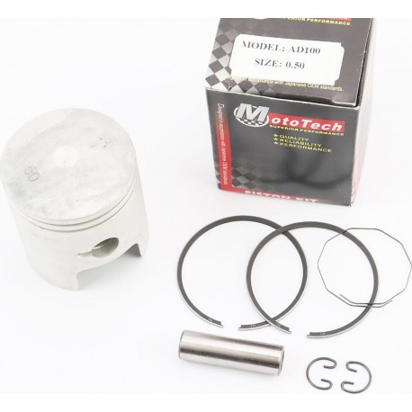 Поршень к-кт Suzuki AD100/110 52,5мм +0,50 (палець 12мм), Тайвань Mototech