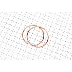 Кільця поршневі Honda DIO ZX65 44мм +0,25 (замки верхні) KOSO