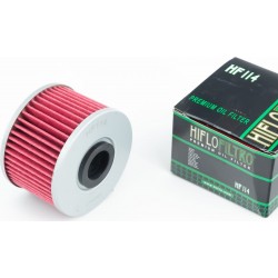 Фільтр-елемент оливний HF114 (69x47мм) Honda ATV SXS(Pioneer)/TRX(Fourtrax) HIFLO