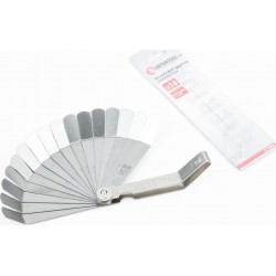 Щупы для регулировки зазоров клапанов, изогнутые 0,127-0,508мм, 16 размеров (AT-0006) INTERTOOL