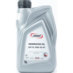 Масло 4T 10W-30 полусинтетическое для генераторов "TECH GENERATOR", 1L Jasol