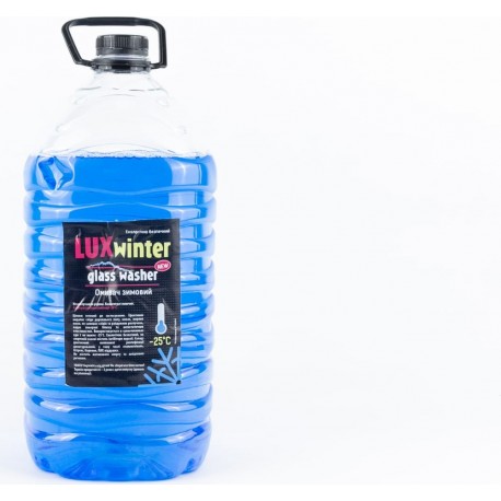 Рідина для склоомивача LUX WINTER -20°С синій, 4,5L Украина