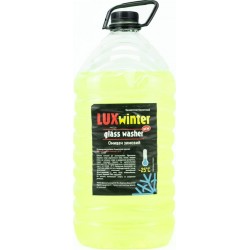 Рідина для склоомивача LUX WINTER -20°С жовтий, 4,5L Украина