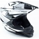 Шлем кроссовый (стандарт DOT) GLX-803 S (55-56см), чёрно-белый GALAXY