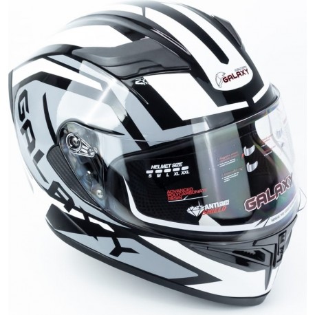 Шолом інтеграл, висувні окуляри GLX-316 M (57-58см), чорно-білий GALAXY