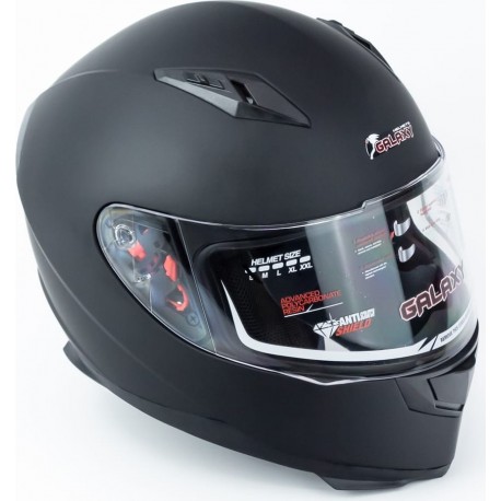 Шлем интеграл GLX-313 S (55-56см), чёрный мат GALAXY