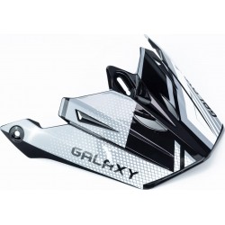 Козырёк шлема кроссового GLX-803, чёрно-белый GALAXY