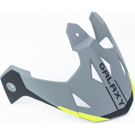 Козирок шолома кросового GLX-802, чорно-салатовий мат GALAXY