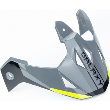 Козирок шолома кросового GLX-802, чорно-салатовий GALAXY