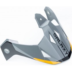 Козирок шолома кросового GLX-802, чорно-помаранчевий GALAXY