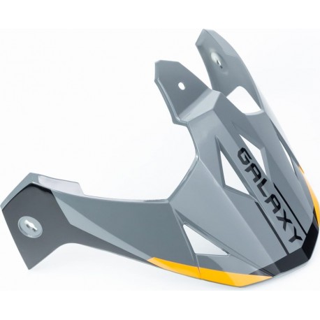 Козирок шолома кросового GLX-802, чорно-помаранчевий GALAXY