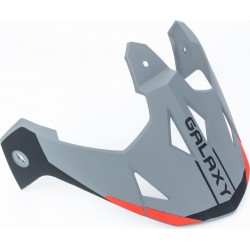 Козырёк шлема кроссового GLX-802, чёрно-красный мат GALAXY